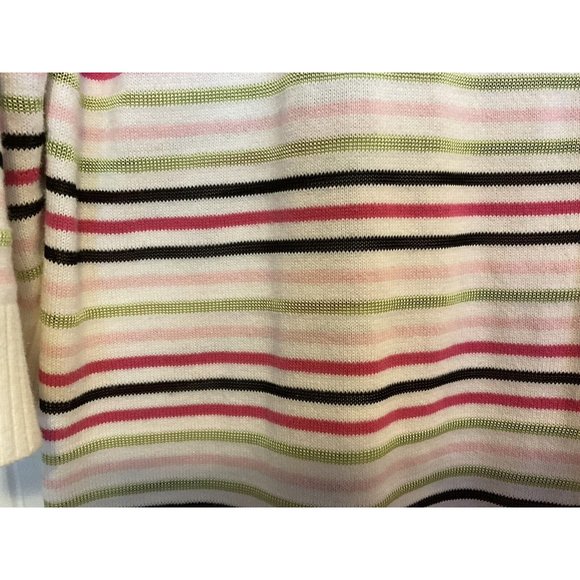 Women's 3/4 Sleeve White Cardigian Sweater, Christopher & Banks, Size XL - Picture 7 of 11